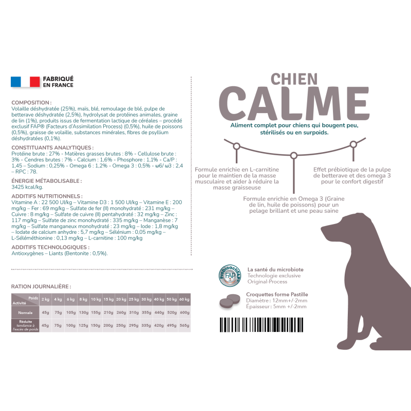 Preference Chien Calme