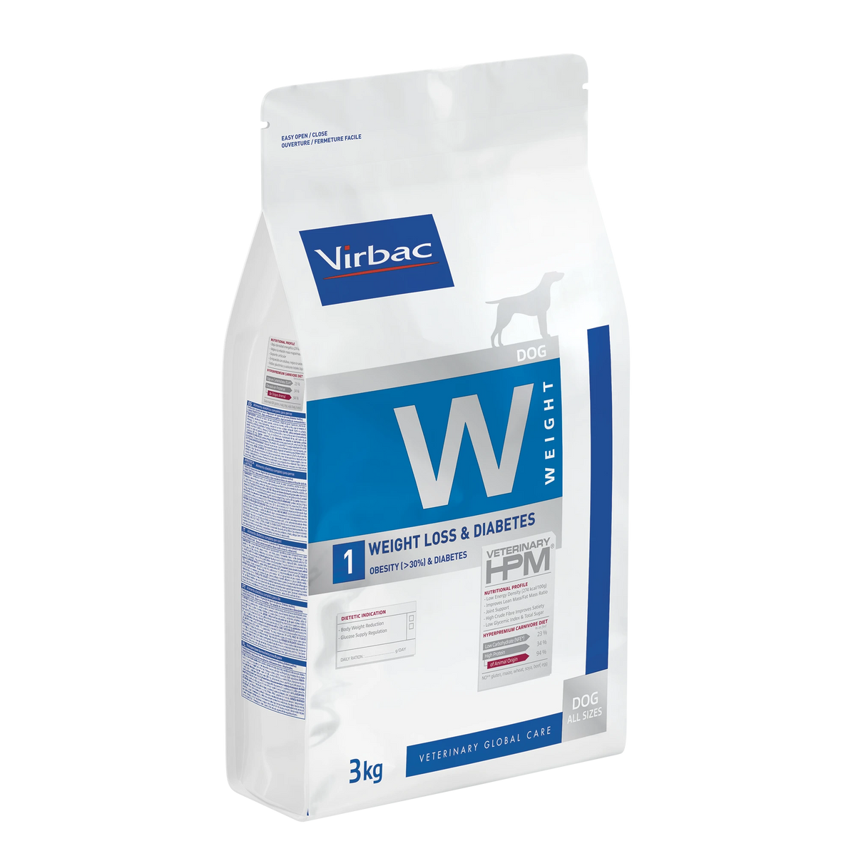 Virbac Veterinary HPM Diététique Weight Loss & Diabetes - croquettes chien