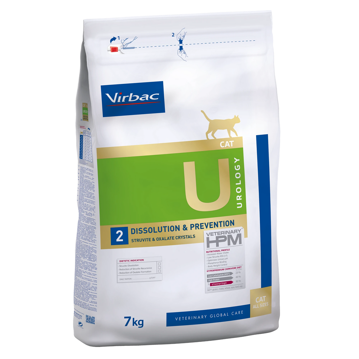 Virbac Veterinary HPM Diététique Urology Dissolution & Prevention - croquettes chat
