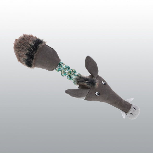 Peluche sanglier avec corde