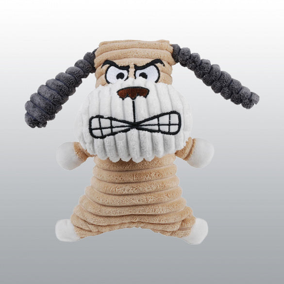 Peluche chien en colère