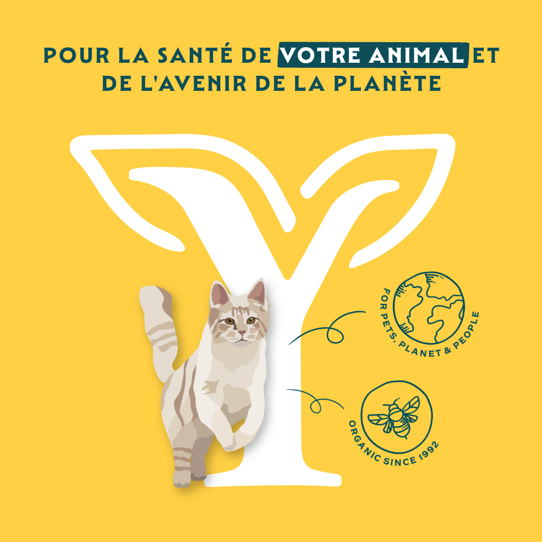 Yarrah bouchées bio sans céréales - pâtée chat