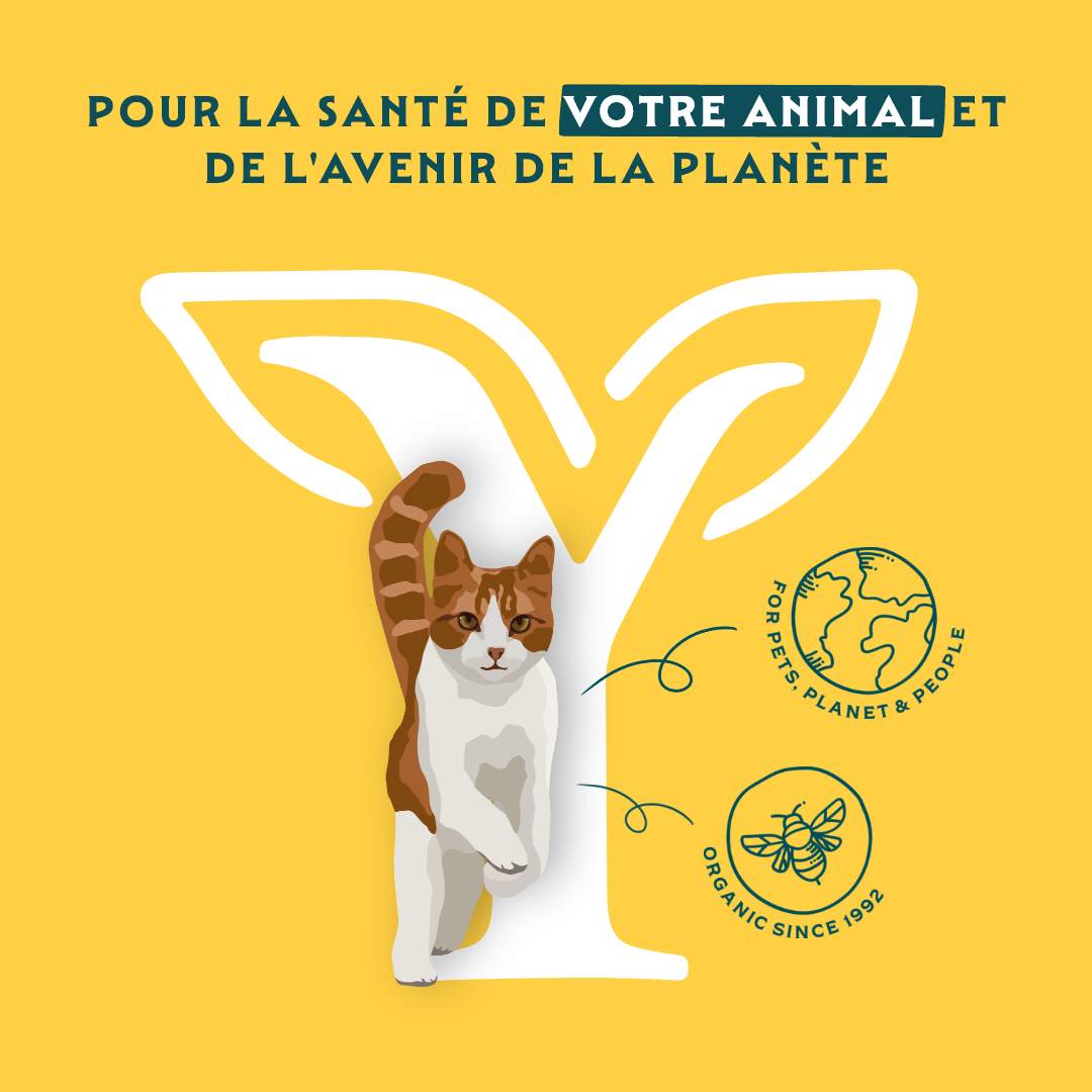 Yarrah bouchées bio sans céréales - pâtée chat