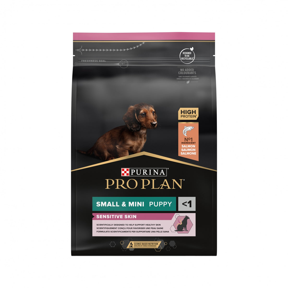Pro Plan Sensitive Skin Small & Mini Puppy au saumon - croquettes chiot
