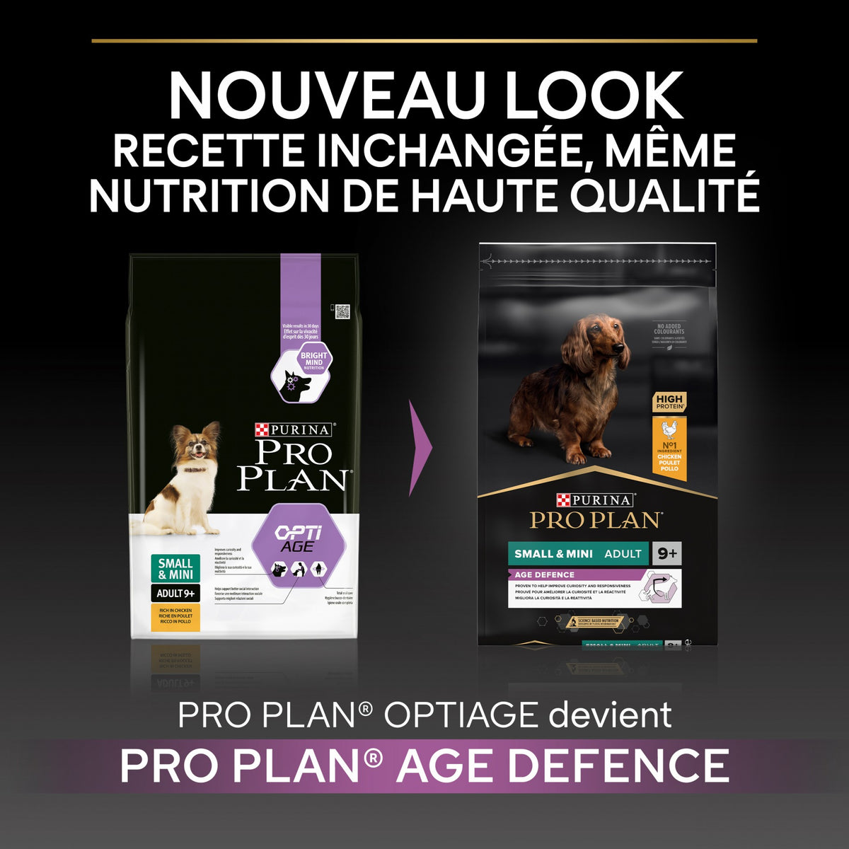 Pro Plan Age Defence Small & Mini Adult au poulet - croquettes chien