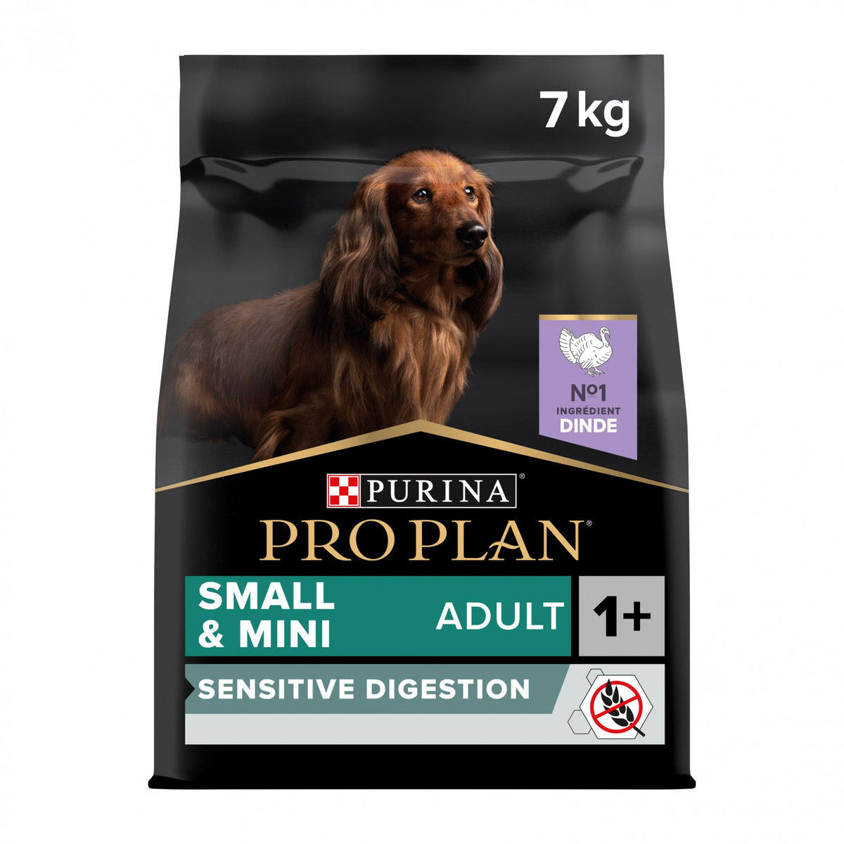 Pro Plan Sensitive Digestion No Grain Small & Mini Adult à la dinde - croquettes chien