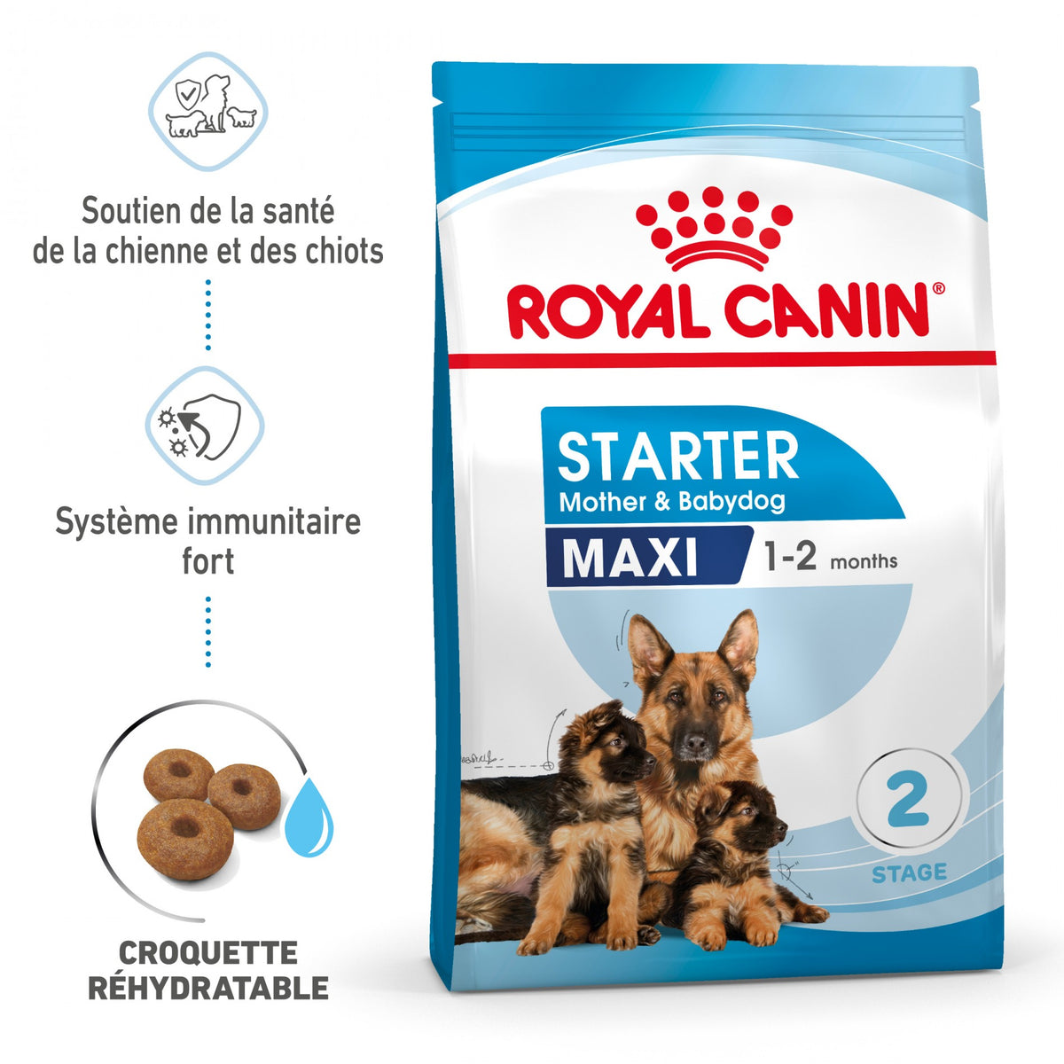 ROYAL CANIN Starter Maxi Mother & Babydog - Croquettes pour chiot