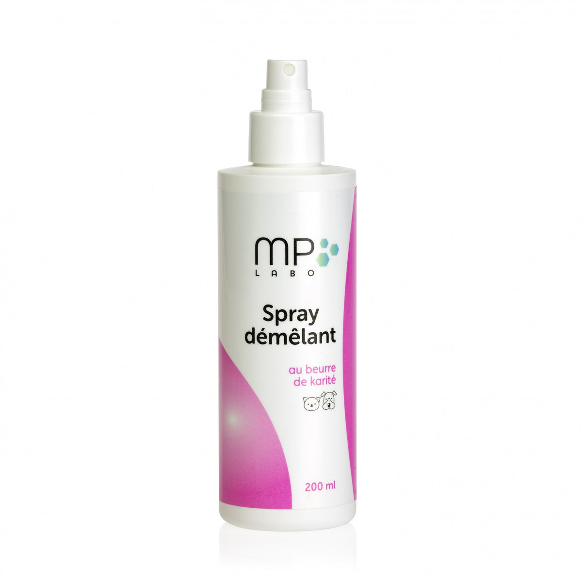 Spray démêlant au beurre de karité Mp Labo chat, chien