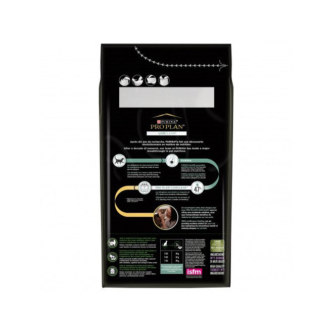 PRO PLAN LiveClear Sterilised Adult à la Dinde - Croquettes pour chat