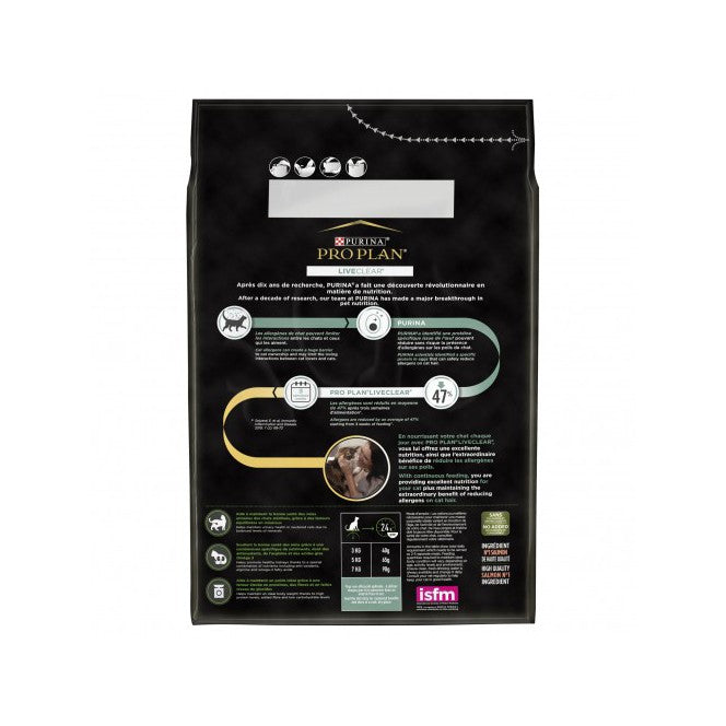 PRO PLAN LiveClear Sterilised Adult au Saumon - Croquettes pour chat