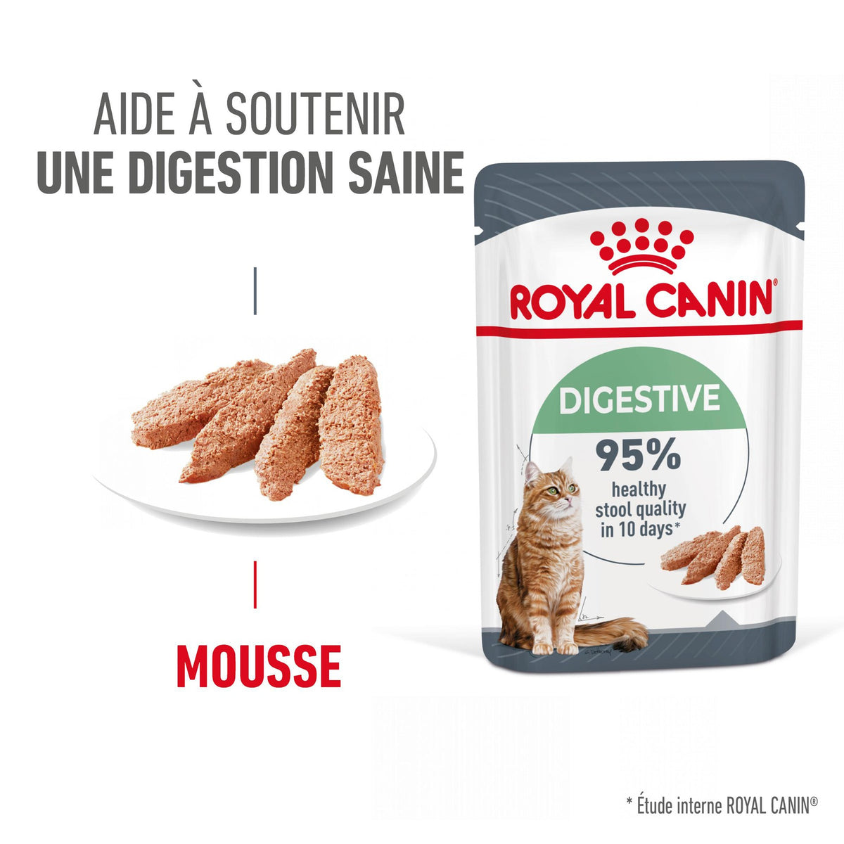 Royal Canin Digestive Care en mousse - pâtée chat