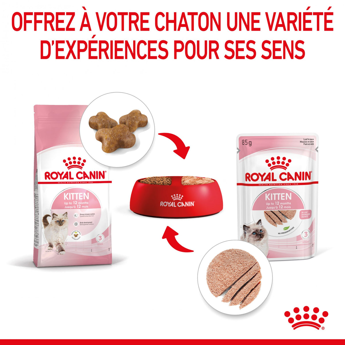 Royal Canin Kitten en mousse - pâtée chaton