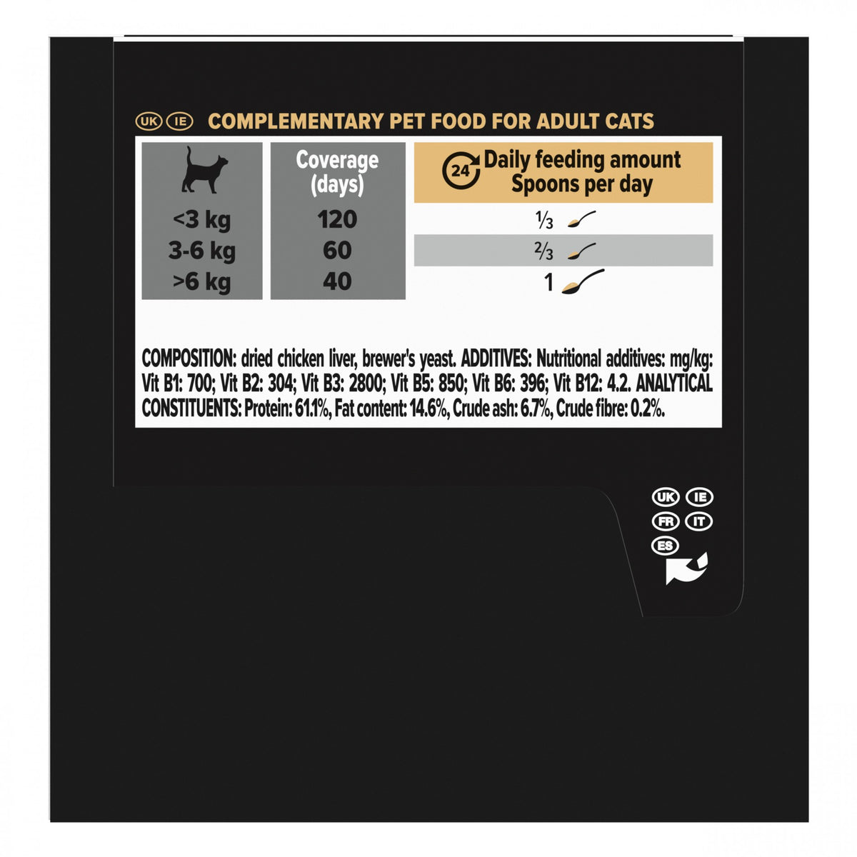 PRO PLAN Multi Vitamins+ en poudre - Aliment complémentaire pour chat