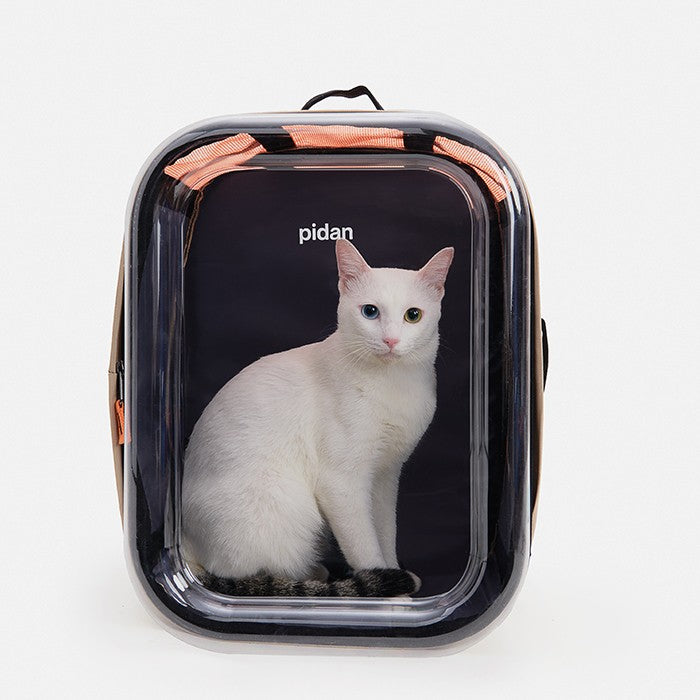Sac à dos transparent Bulle chat, petit chien, furet