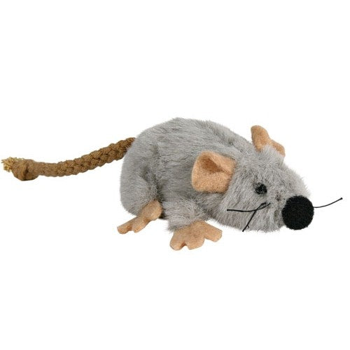 Souris en peluche fourrée d&