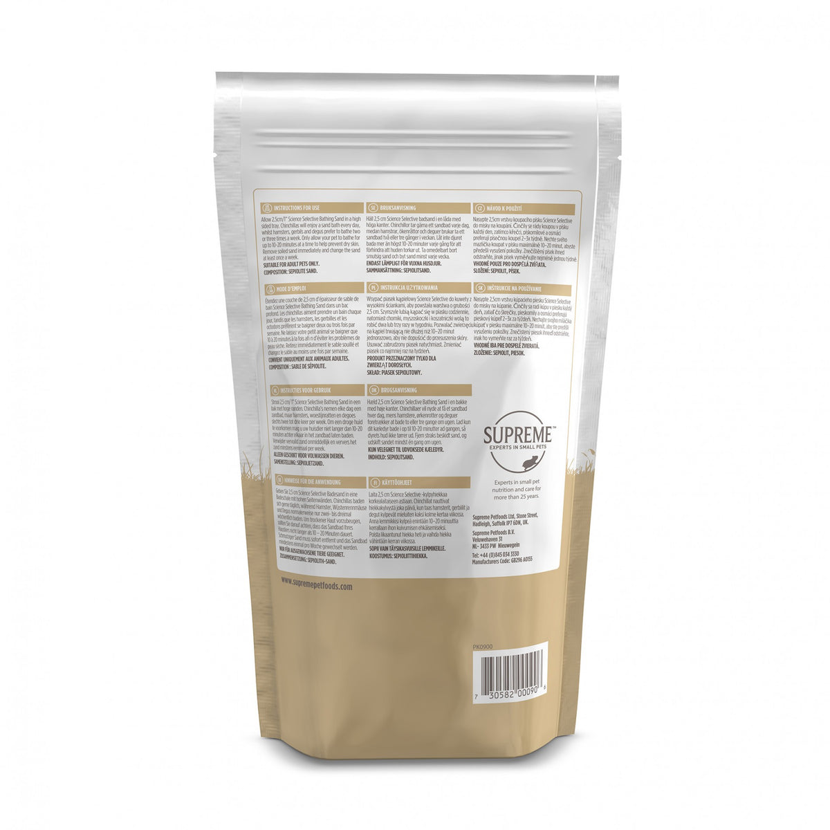 Science Selective Sable de bain rongeur, chinchilla