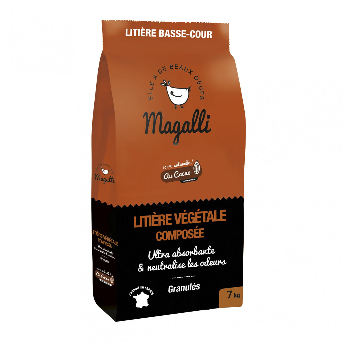 Litière végétale composée