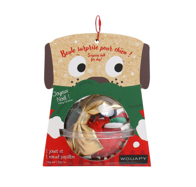 Coffret boule cadeaux Noël - Chien