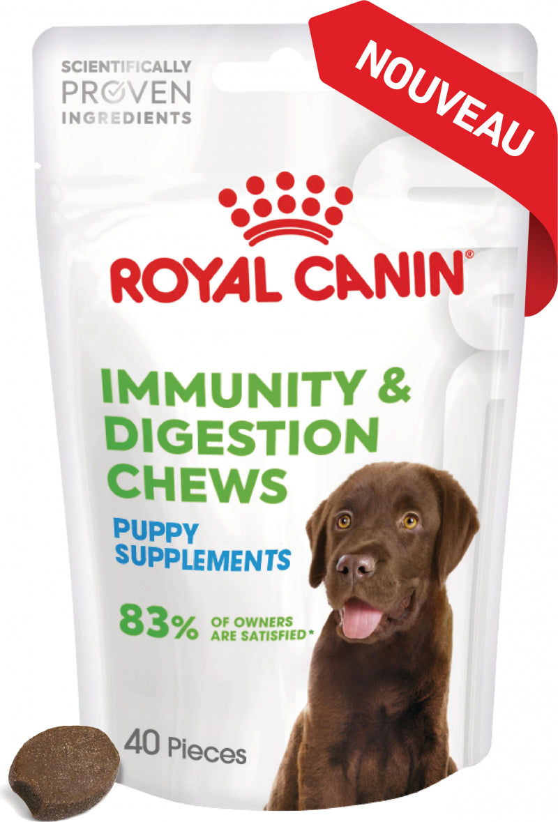 Aliment complémentaire Puppy Immunity & Digestion Chews chiot