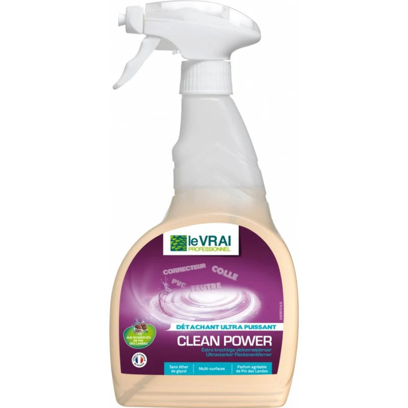 Spray détachant multi-surfaces Clean Power Le Vrai