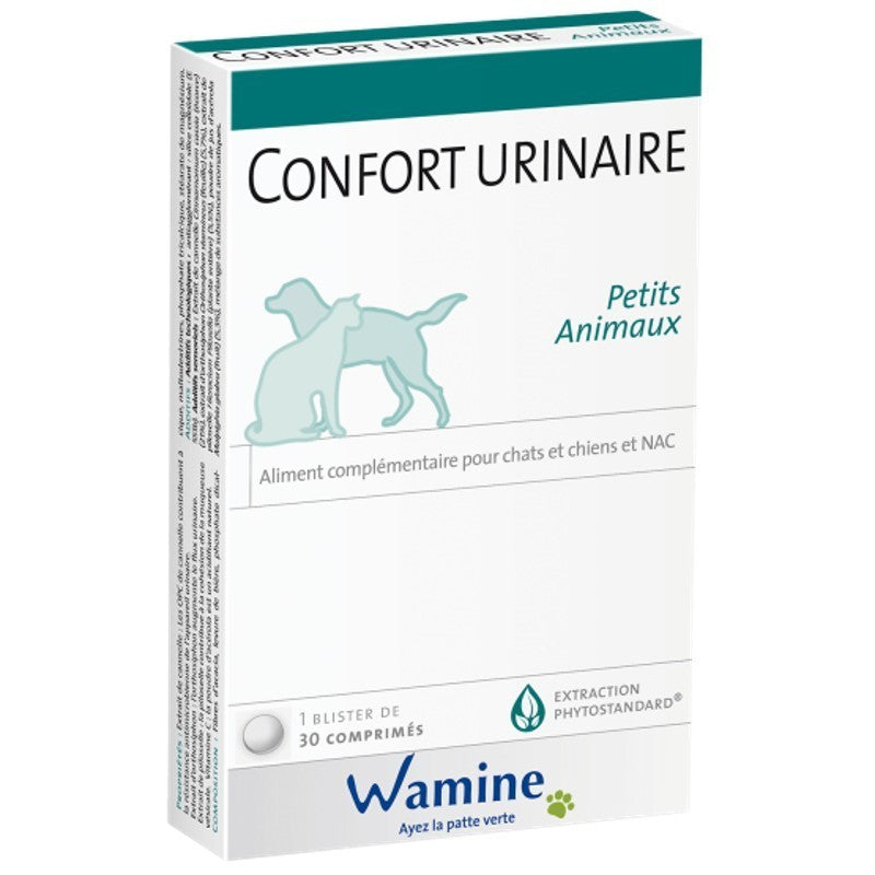 Wamine Confort Urinaire chien, chat, NAC