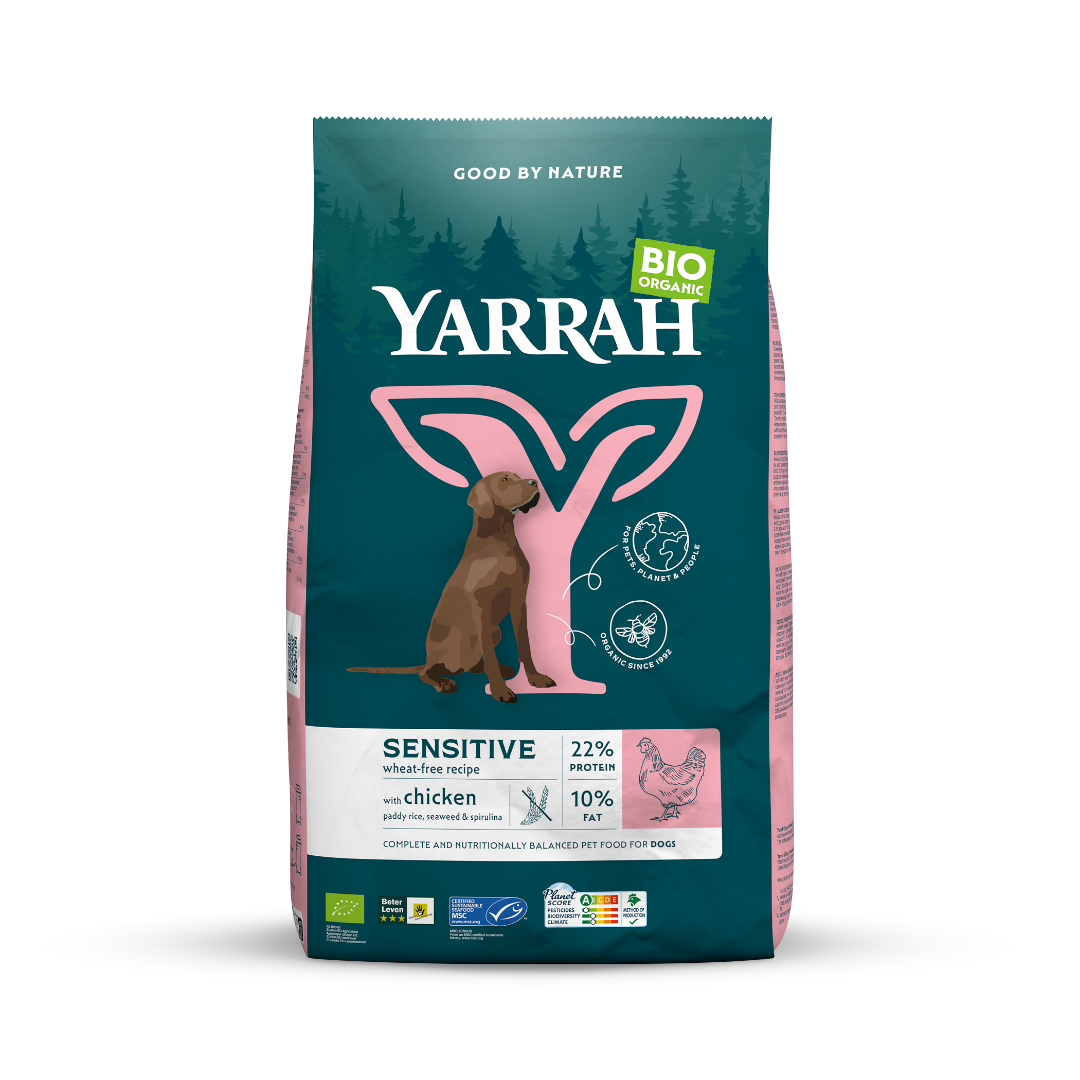 Yarrah croquettes bio pour chien sensible