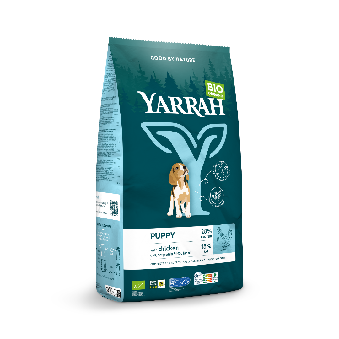 Yarrah croquettes bio pour chiot