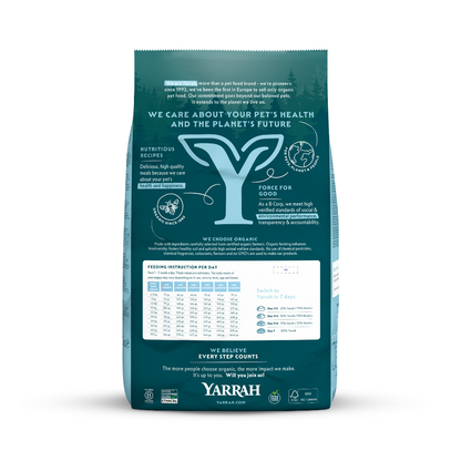 Yarrah croquettes bio pour chiot