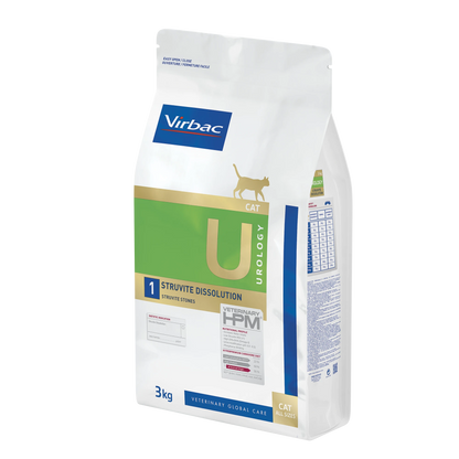 Virbac Veterinary HPM Diététique Urology Struvite Dissolution - croquettes chat