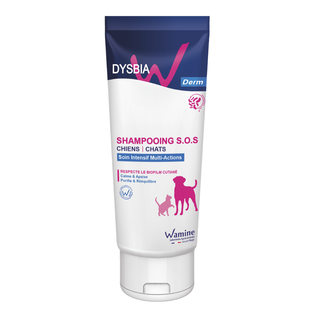 Shampoing SOS dysbia chien,chat