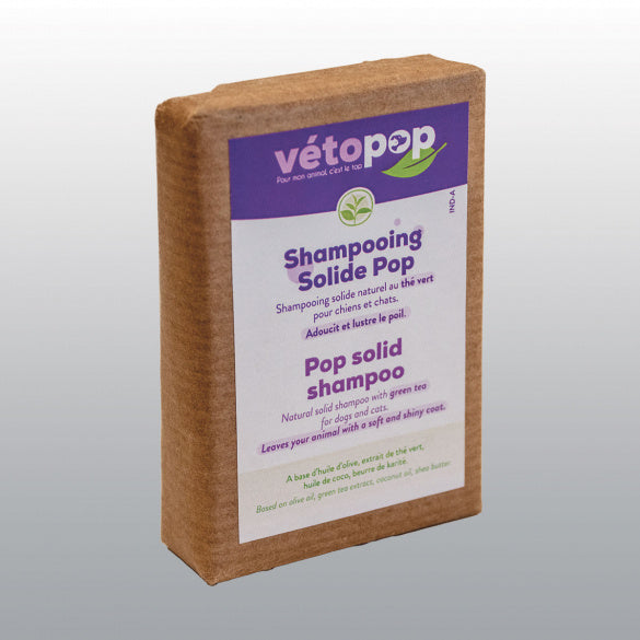 Shampoing solide pour chien et chat