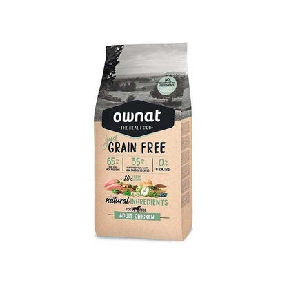 Ownat Grain Free Just Adult au poulet - croquettes chien