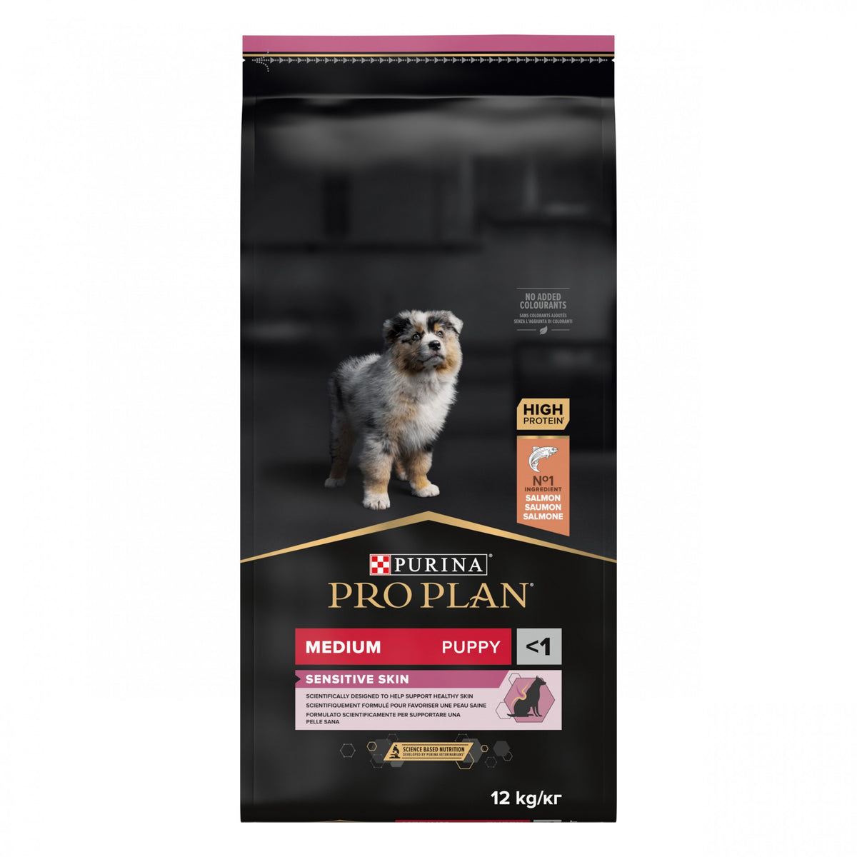 PRO PLAN Sensitive Skin Medium Puppy au Saumon - Croquettes pour chien