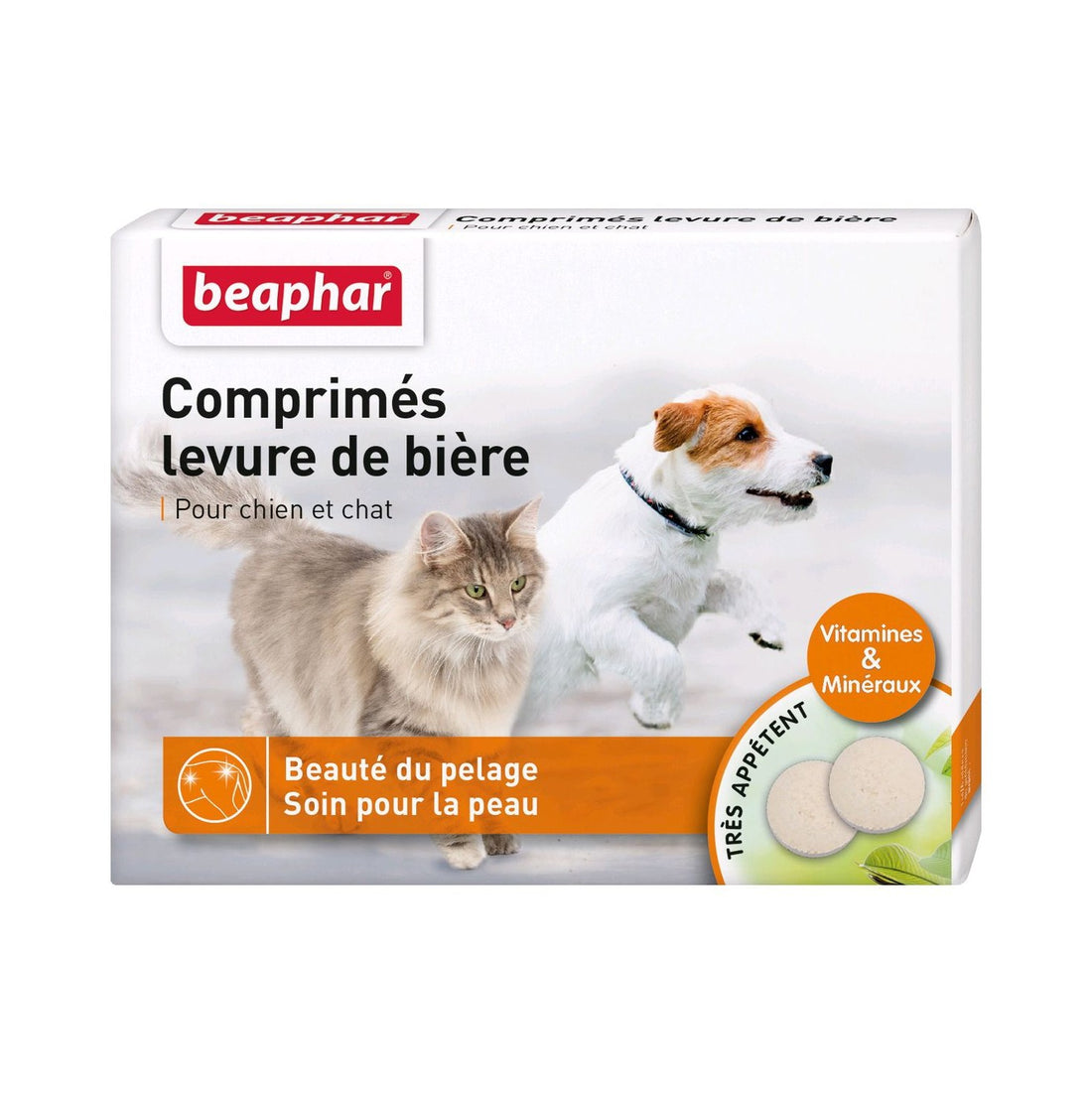 Levure de bière beauté du pelage et soin de la peau chien, chat