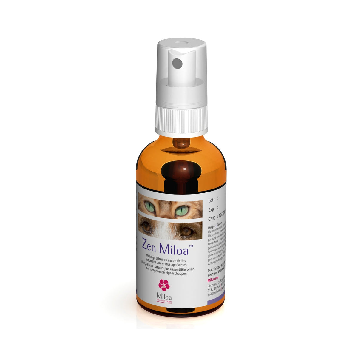 Zen Miloa vertus apaisantes chien, chat