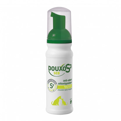 Douxo S3 Seb Soin sans rinçage peaux grasses chat, chien