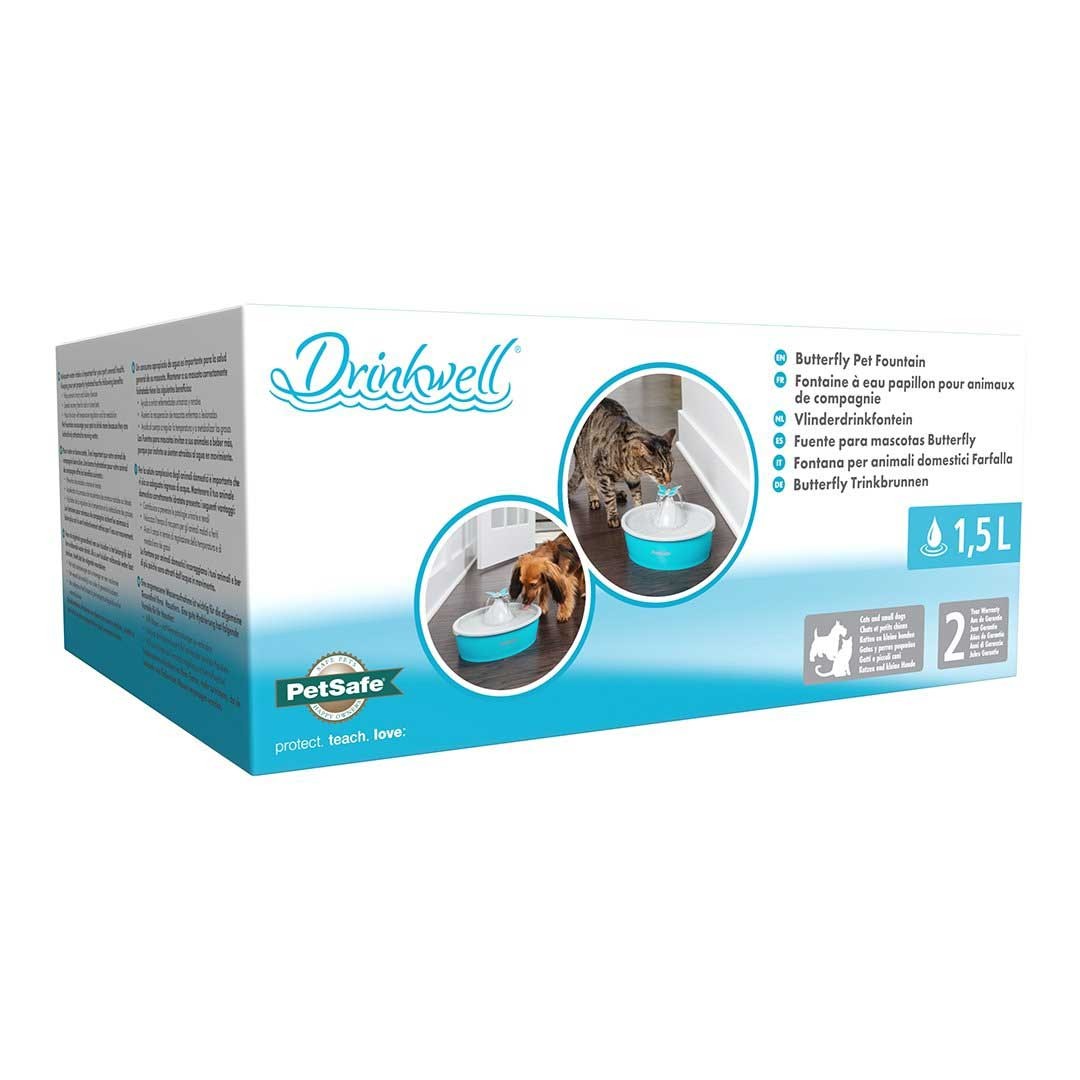 Fontaine Drinkwell Butterfly 1,5L chat, petit chien