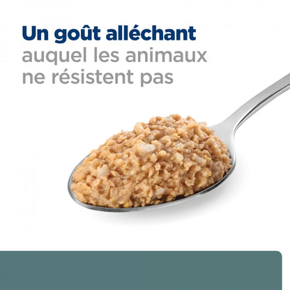 HILL’S Prescription Diet w/d Diabetes Care en Boîtes au Poulet – Pâtée pour chien