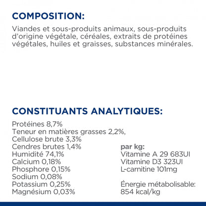 HILL’S Prescription Diet r/d Weight Loss en Boîtes – Pâtée pour chien
