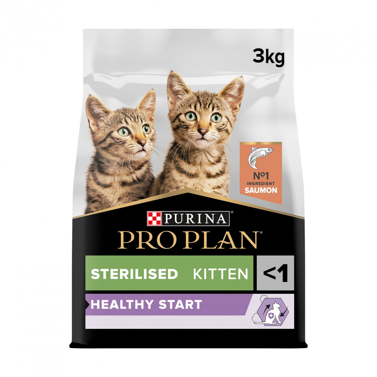 PRO PLAN Healthy Start Sterilised Kitten au Saumon - Croquettes pour chaton
