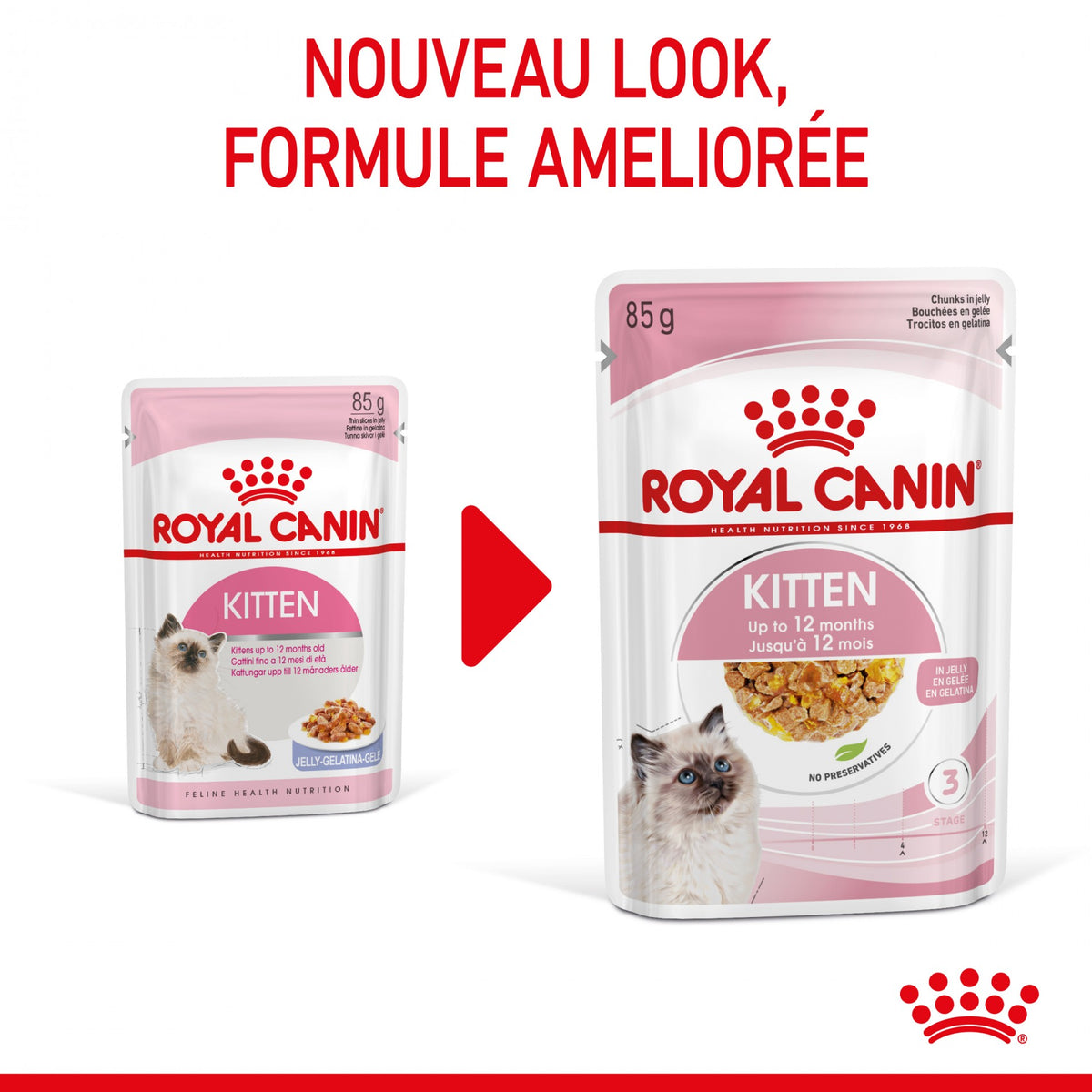 Royal Canin Kitten en gelée - pâtée chaton