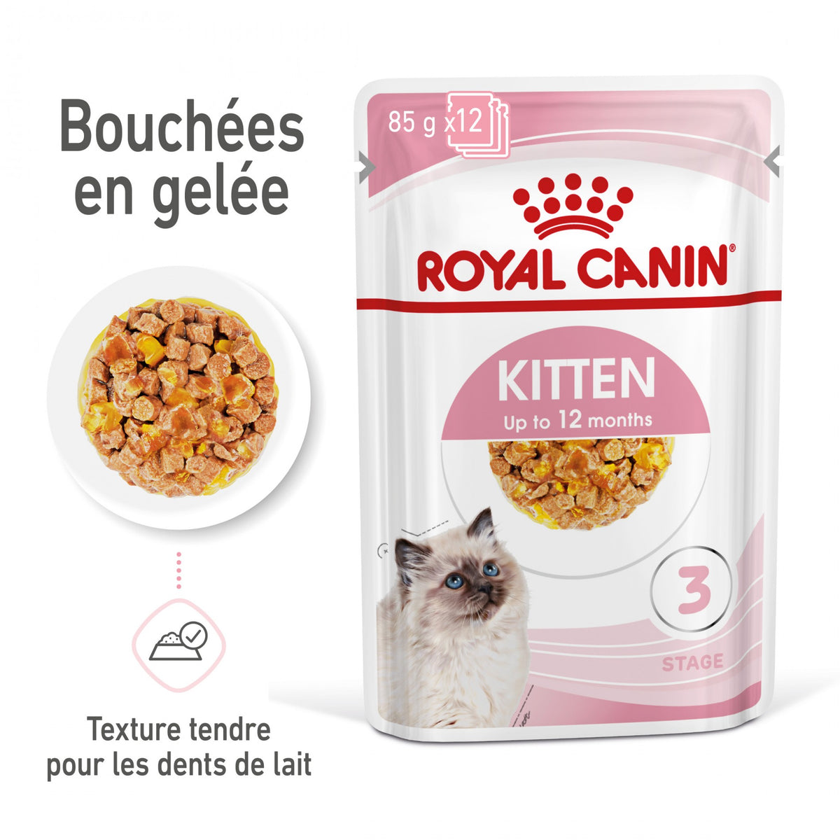 Royal Canin Kitten en gelée - pâtée chaton