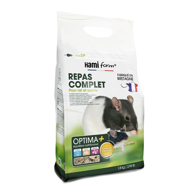 Optima+ repas complet rat, souris