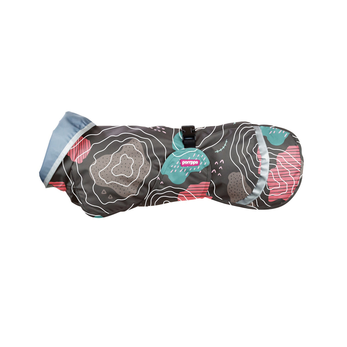 Pomppa Sade manteau imperméable pour chien Kartta