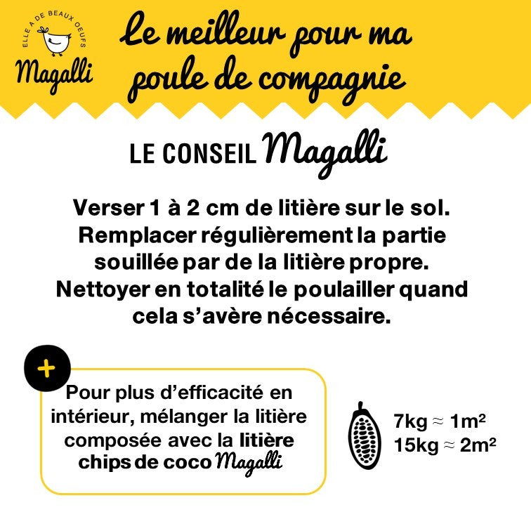 Litière végétale composée