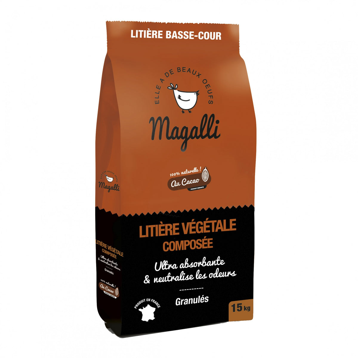 Litière végétale composée