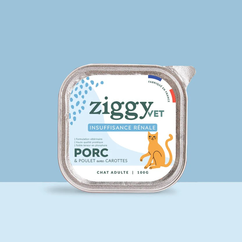 Ziggy Vet Insuffisance rénale adulte - pâtée chat