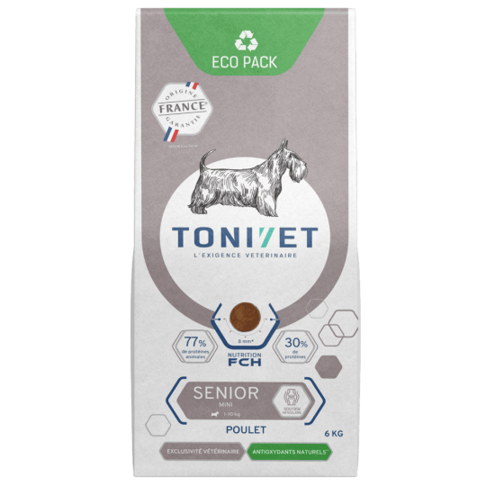 Tonivet Mini Croquette Pour Chien Senior