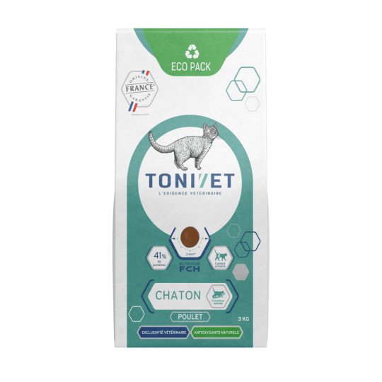 Tonivet Au Poulet Croquette Pour Chaton