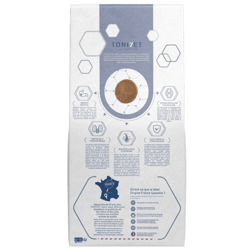 TONIVET SENIOR MEDIUM &amp; MAXI - croquettes chien